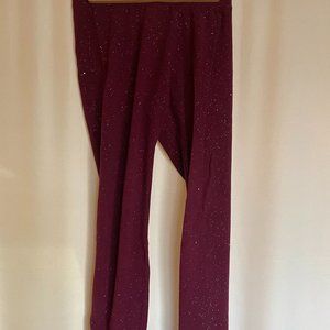 Cat&Jack Sparkly Dark Red Pants